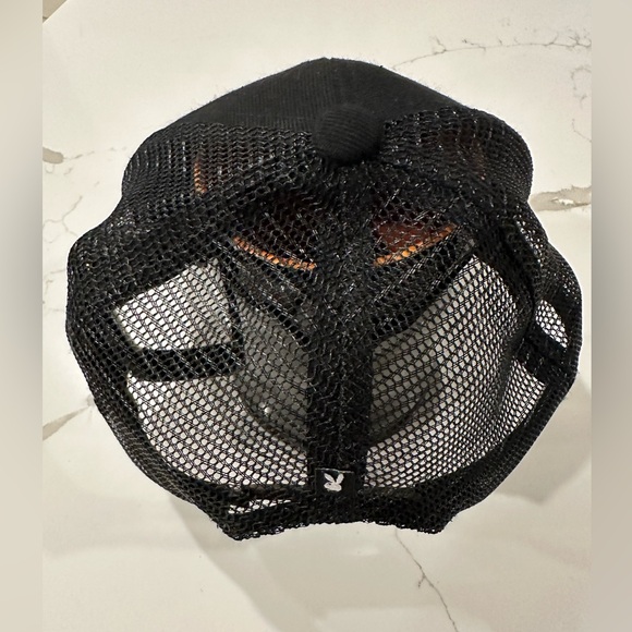 Playboy black baseball cap hat snap - Picture 2 of 4